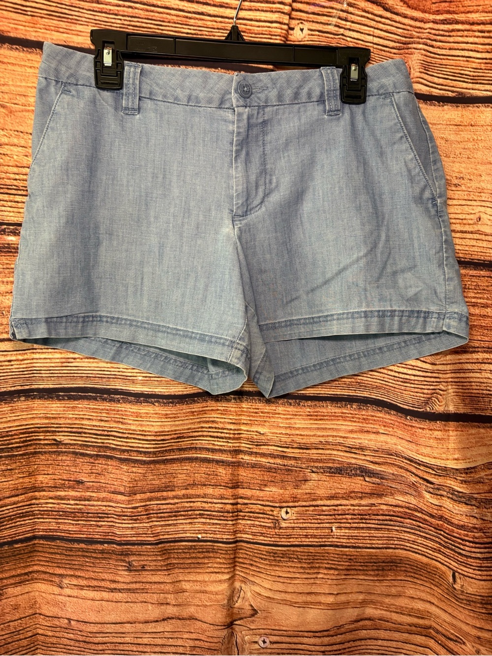Magellan Outdoors Light Chambray Blue Jean Shorts
